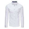 Elegantní pánská košile slim fit v bílé barvě