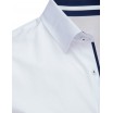 Elegantní pánská košile slim fit v bílé barvě
