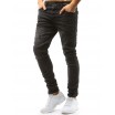 Moderní pánské džíny v tmavě šedé barvě
