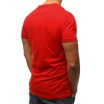 Pánské červené tričko s potiskem