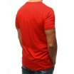 Červené pánské tričko s krátkým rukávem