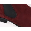 Pánské kotníkové boty červené barvy