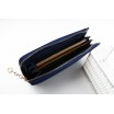 Tmavě modrá dámská peněženka velká