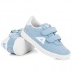 Světle modré jarní boty pro děti