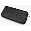 Flitrová dámská peněženka černé barvy