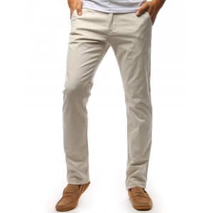 Chino pánské kalhoty krémové barvy