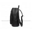 Černý dámský batoh s kapsami na zip