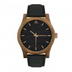 Elegantní pánské černé hodinky dřevěné