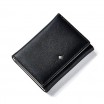 Malá černá dámská peněženka na karty a bankovky