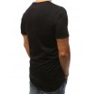 Černé pánské tričko s krátkým rukávem s motivem lebky
