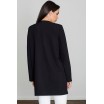 Elegantní dámský kabátek černé barvy na jaro
