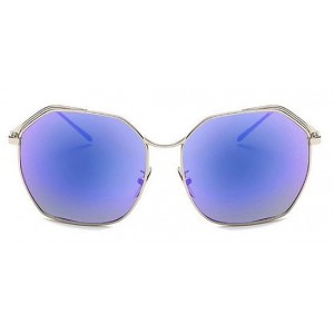 Dámské sluneční brýle s modrým odrazem skel