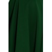 Krátké plesové šaty zelené barvy bez rukávů