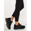 Sportovní dámské botasky na fitness v černé barvě s trendy designem