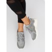 Moderní dámská sportovní obuv šedé barvy na každý den