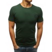 Pánské triko s krátkým rukávem v zelené barvě