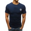 Stylové tričko v modré barvě s krátkým rukávem