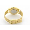 Exkluzivní dámské zlaté kovové hodinky s krystalky v ciferníku