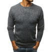 Stylový pánský pletený svetr šedé barvy