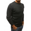 Moderní pánský pulovr tmavě šedé barvy
