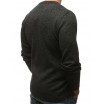 Moderní pánský pulovr tmavě šedé barvy