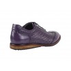 Pánské sportovní kožené boty fialové barvy vhodné na každodenní nošení