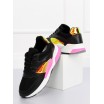 Dámské sportovní boty černé s barevnými detaily