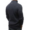 Moderní pánský svetr s vysokým límcem