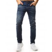 Moderní roztrhané džíny modré barvy pro pány
