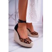  Extravagantní dámské letní sandály s leopardím vzorem 