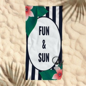 Ručník slunce a zábava na pláž