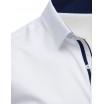 Elegantní bílá košile s dlouhým rukávem do obleků