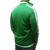 Sportovní pánská mikina na zip v zelené barvě