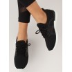 Pohodlná dámská sportovní obuv černé barvy