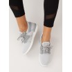 Stylová dámská sportovní obuv šedé barvy
