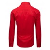 Pánská společenská ostře červená košile s dlouhým rukávem