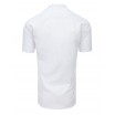 Pánská společenská košile bílé barvy s krátkým rukávem