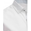 Pánská košile slim fit s krátkým rukávem bílé barvy