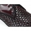 Pánské kožené elegantní boty proplétané COMODO E SANO Italy