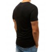 Letní pánské tričko s krátkým rukávem černé barvy