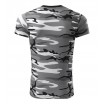 Pánské army tričko v šedé barvě