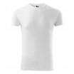 Bílé pánské bavlněné tričko s krátkým rukávem