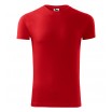 Pánské triko v červené barvě s krátkým rukávem