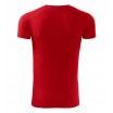 Pánské triko v červené barvě s krátkým rukávem