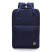 Levný školní batoh v modré barvě na ramena