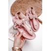 Elegantní dámské růžové sandály