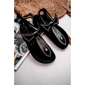 Černé dámské sandály
