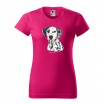 Moderní dámské tričko pro milovnice psího plemene dalmatin