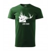 Lovecké tričko s potiskem jelena lovu zdar