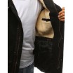 Stylová pánská zimní bunda s podšívkou a odnímatelnou kožešinou